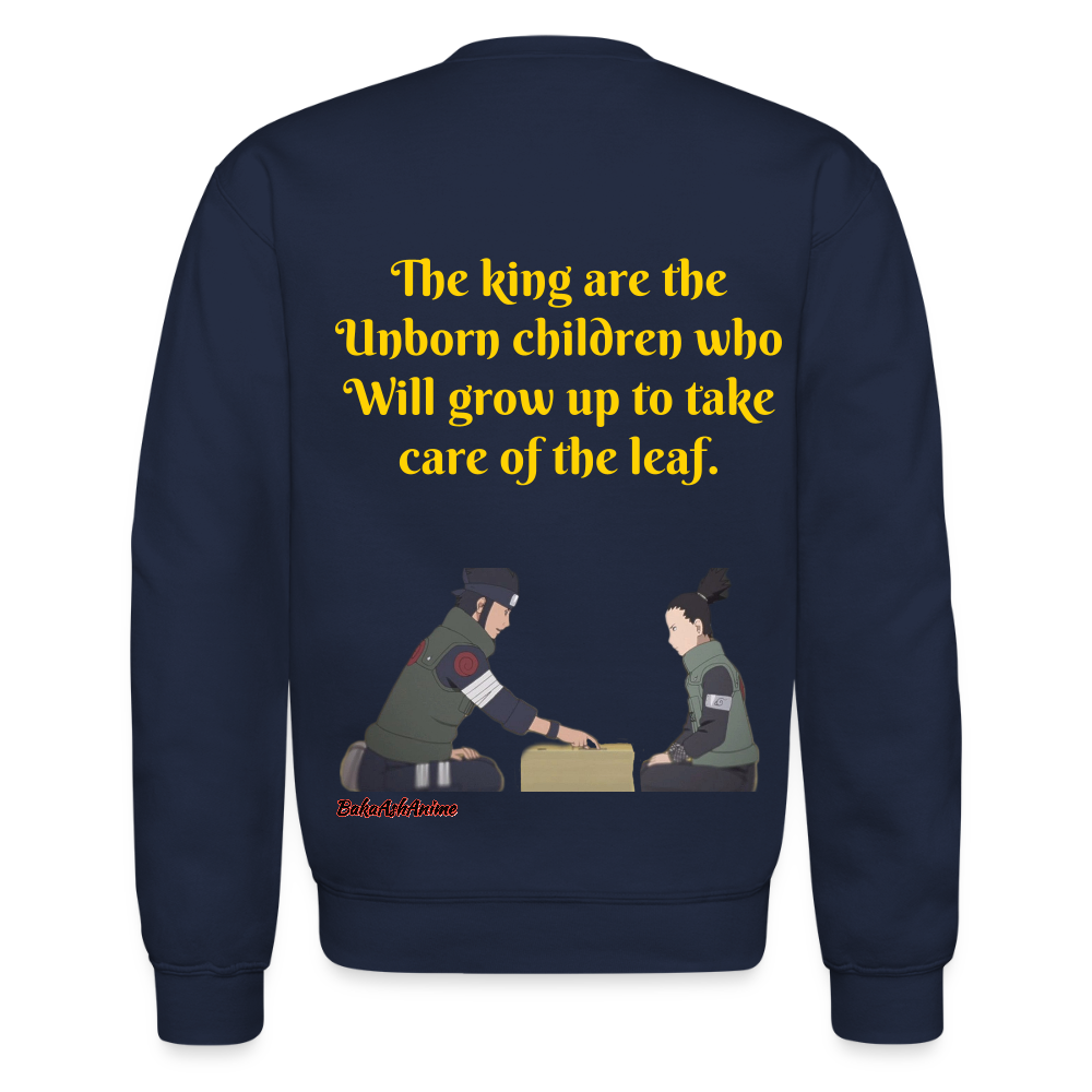 Asuma Sarutobi-Crewneck Sweatshirt - navy