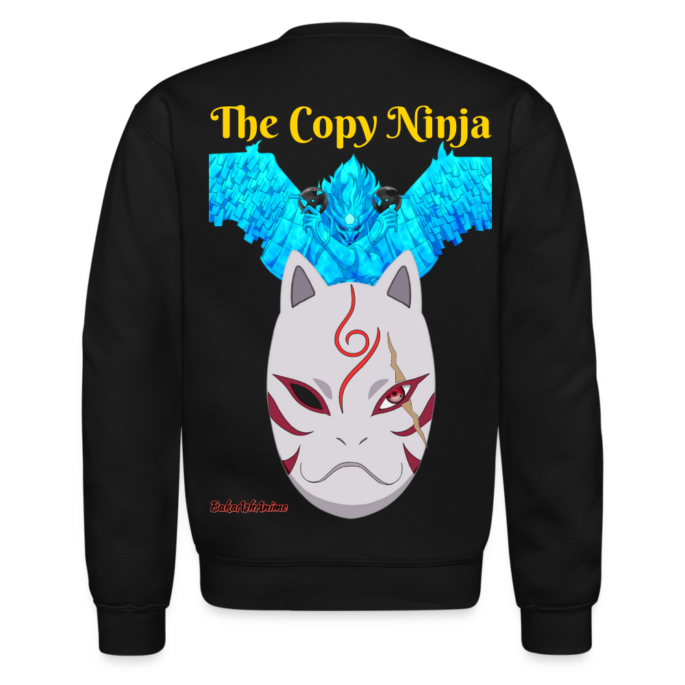 Kakashi Hatake-Crewneck Sweatshirt - black