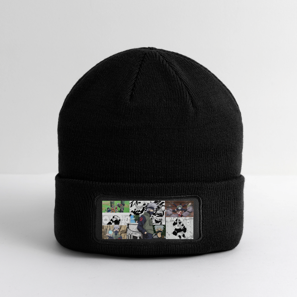 Kakashi Hatake-Patch Beanie - black