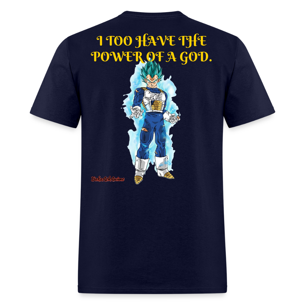 Super Saiyan Blue Vegeta vs Golden Frieza-Unisex Classic T-Shirt - navy