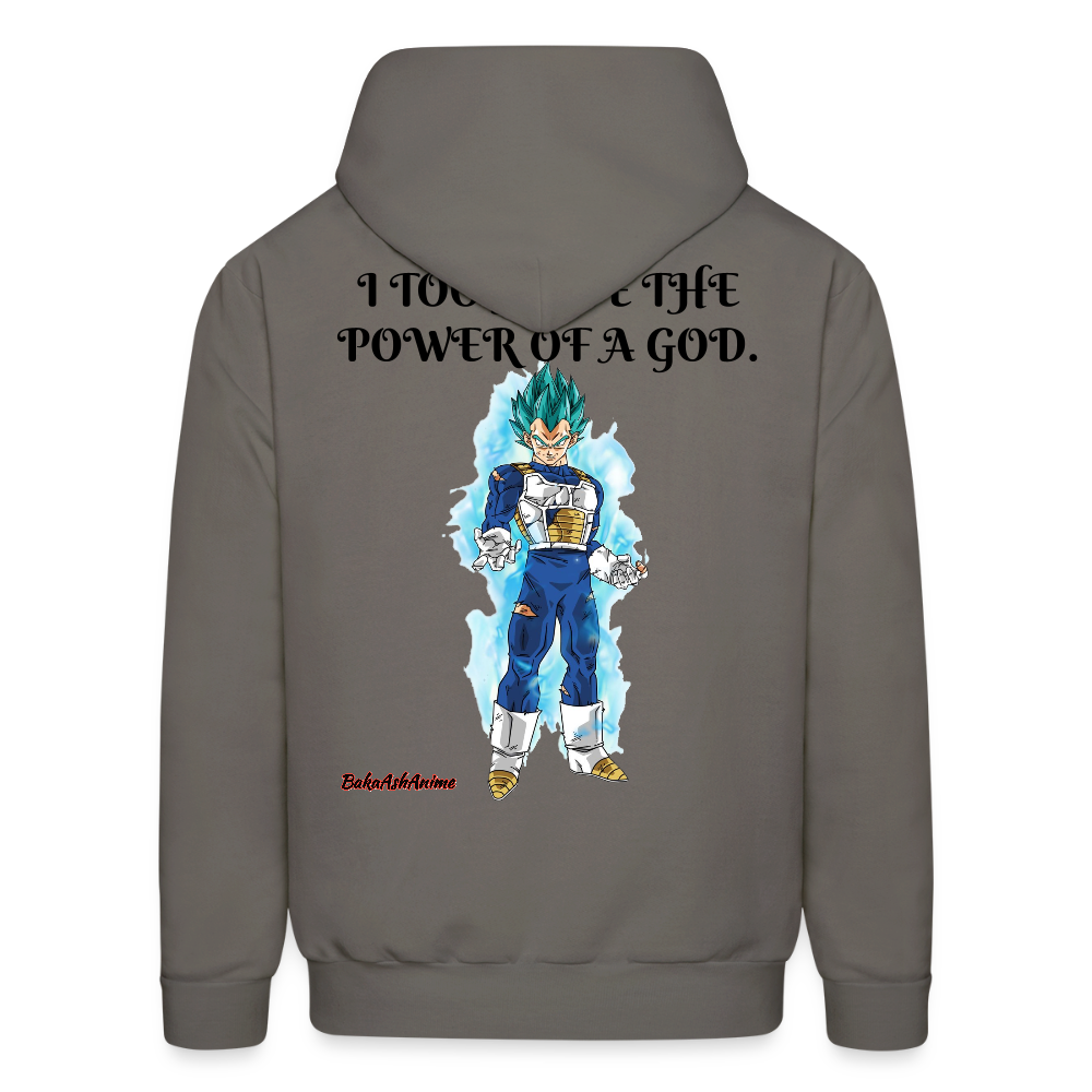 Super Saiyan Blue Vegeta vs Golden Frieza- Hoodie - asphalt gray