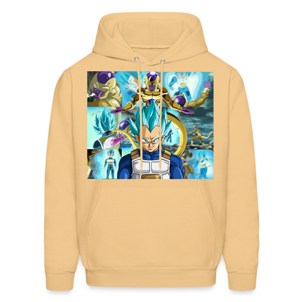 Super Saiyan Blue Vegeta vs Golden Frieza- Hoodie - light gold