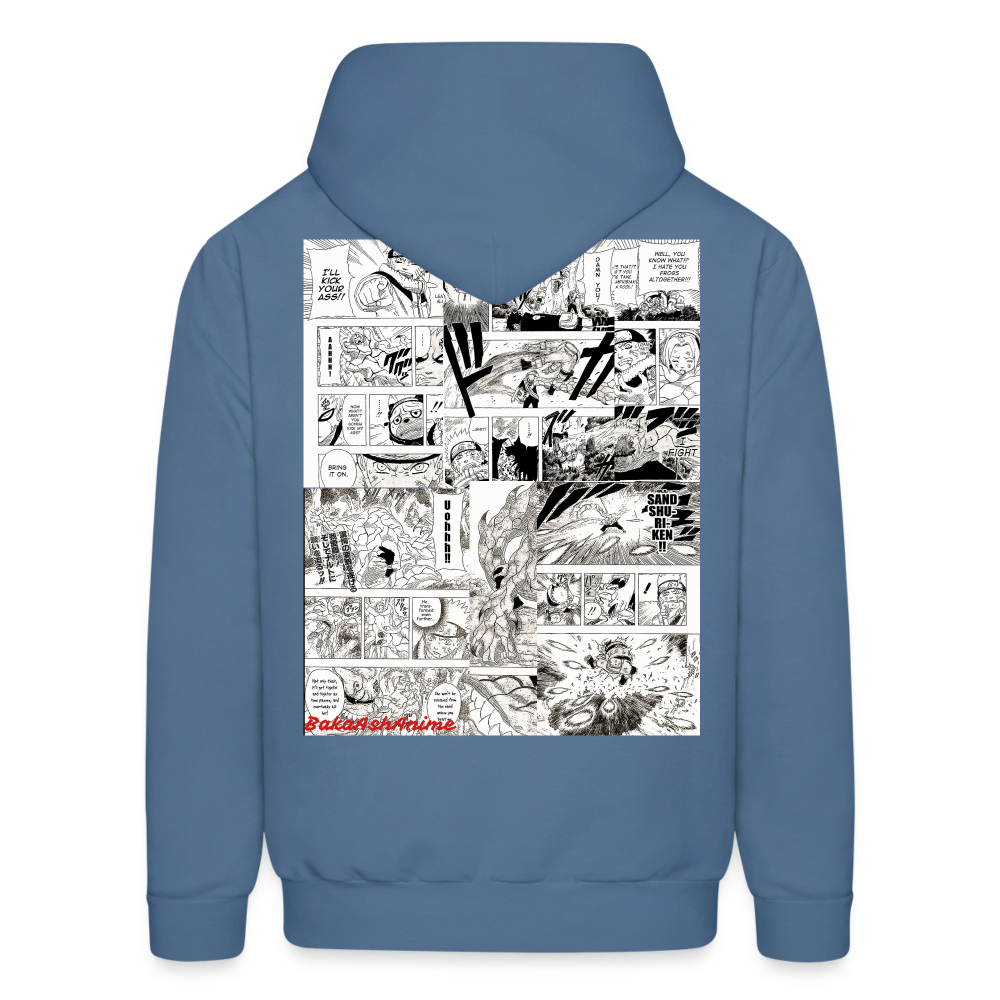Naruto vs Gaara chunin exams - denim blue