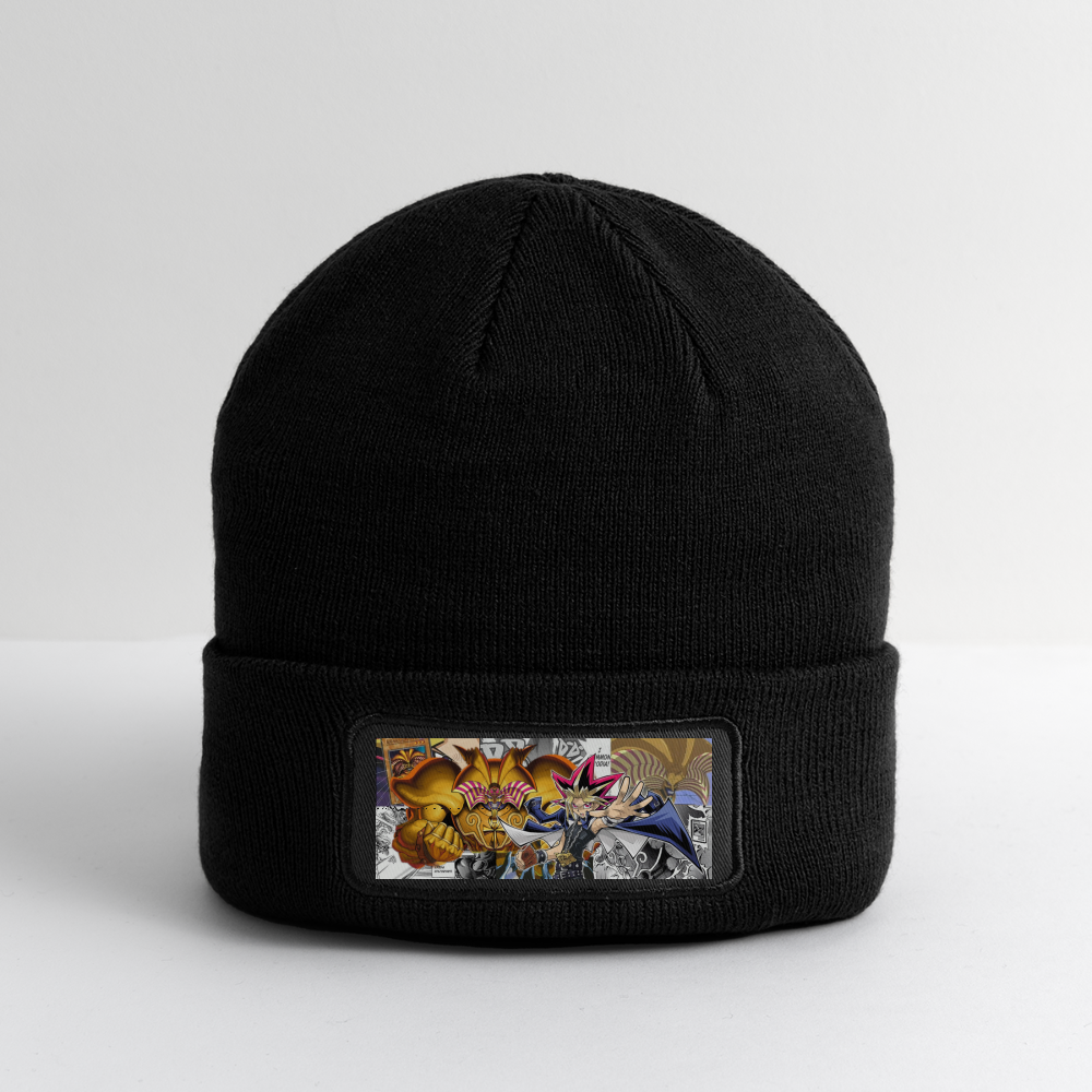Yami Yugi and Exodia-Patch Beanie - black