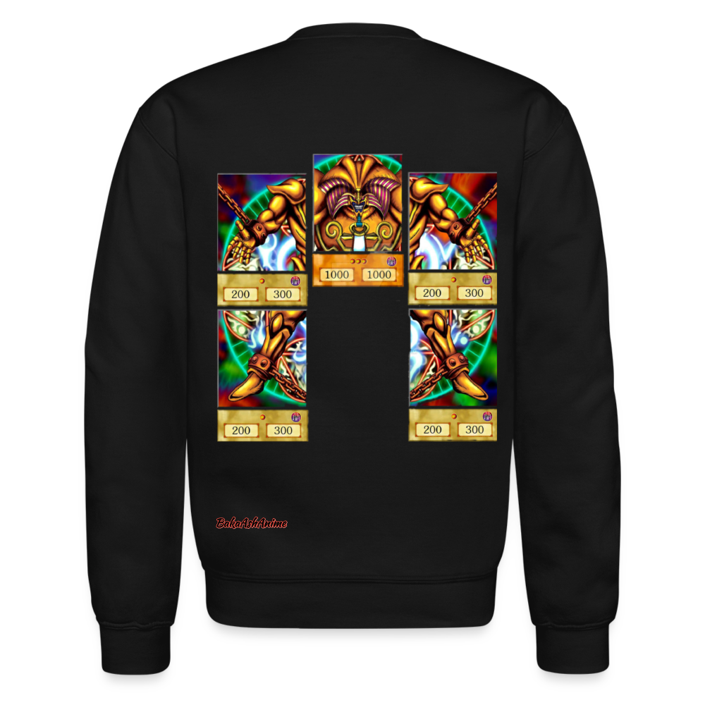 Yami Yugi and Exodia- Crewneck Sweatshirt - black