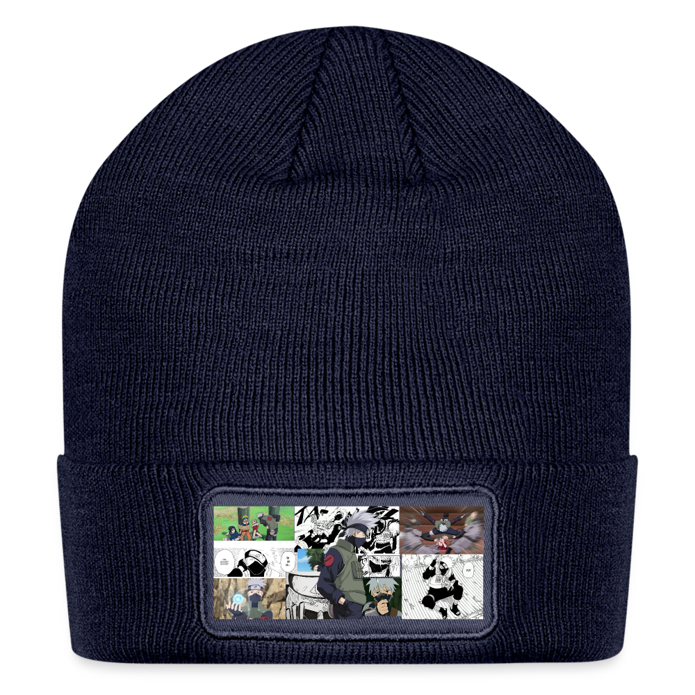 Kakashi Hatake-Patch Beanie - navy