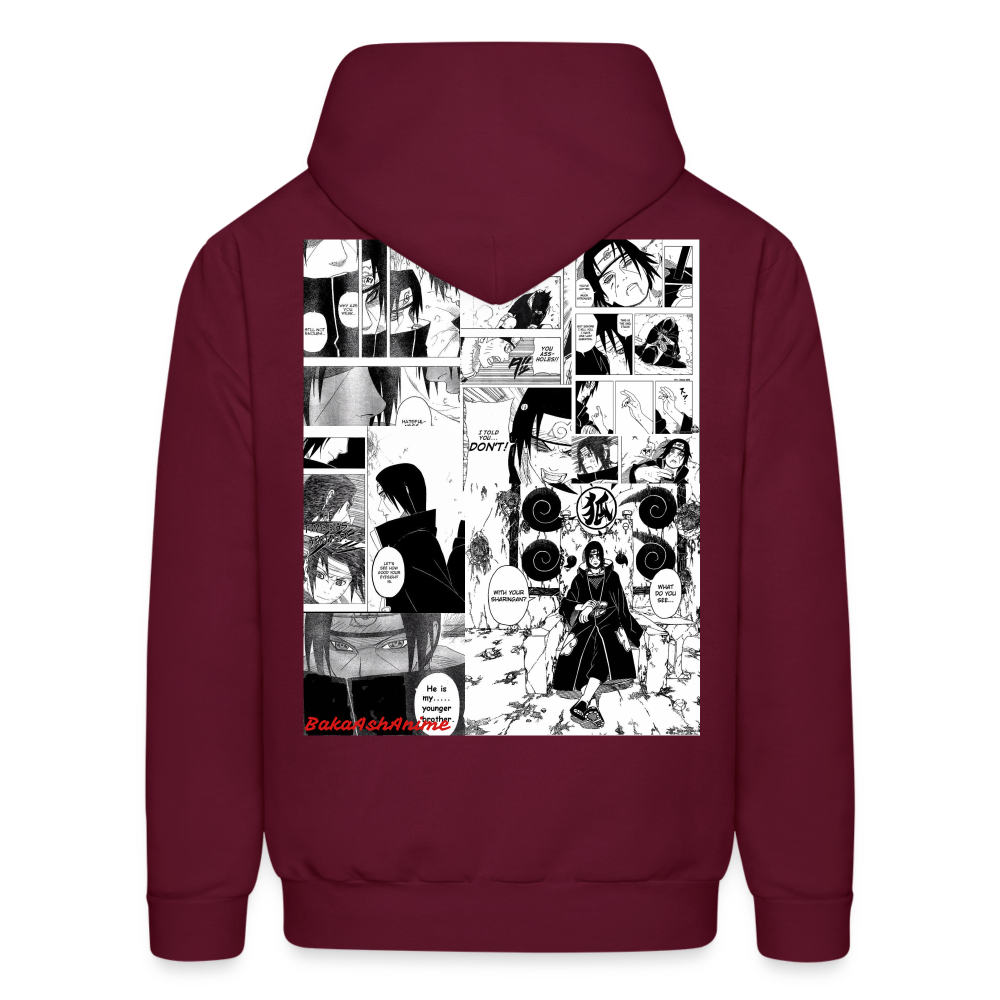 Sasuke Uchiha and Itachi Uchiha - burgundy