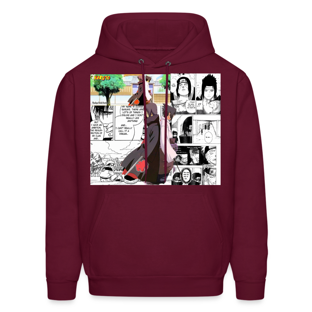 Sasuke Uchiha and Itachi Uchiha - burgundy