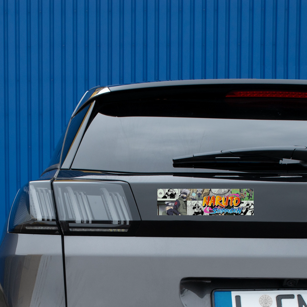 Kakashi Hatake-Bumper Sticker - white matte