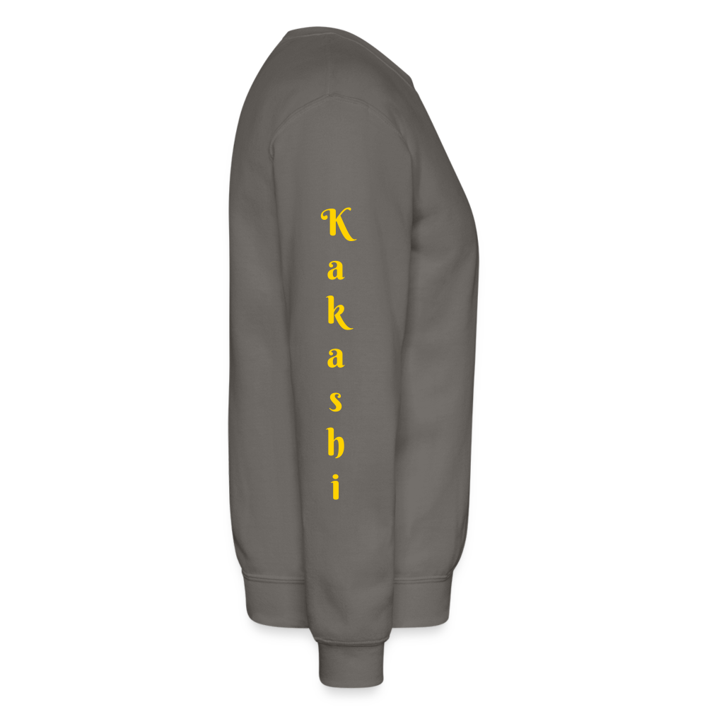 Kakashi Hatake-Crewneck Sweatshirt - asphalt gray