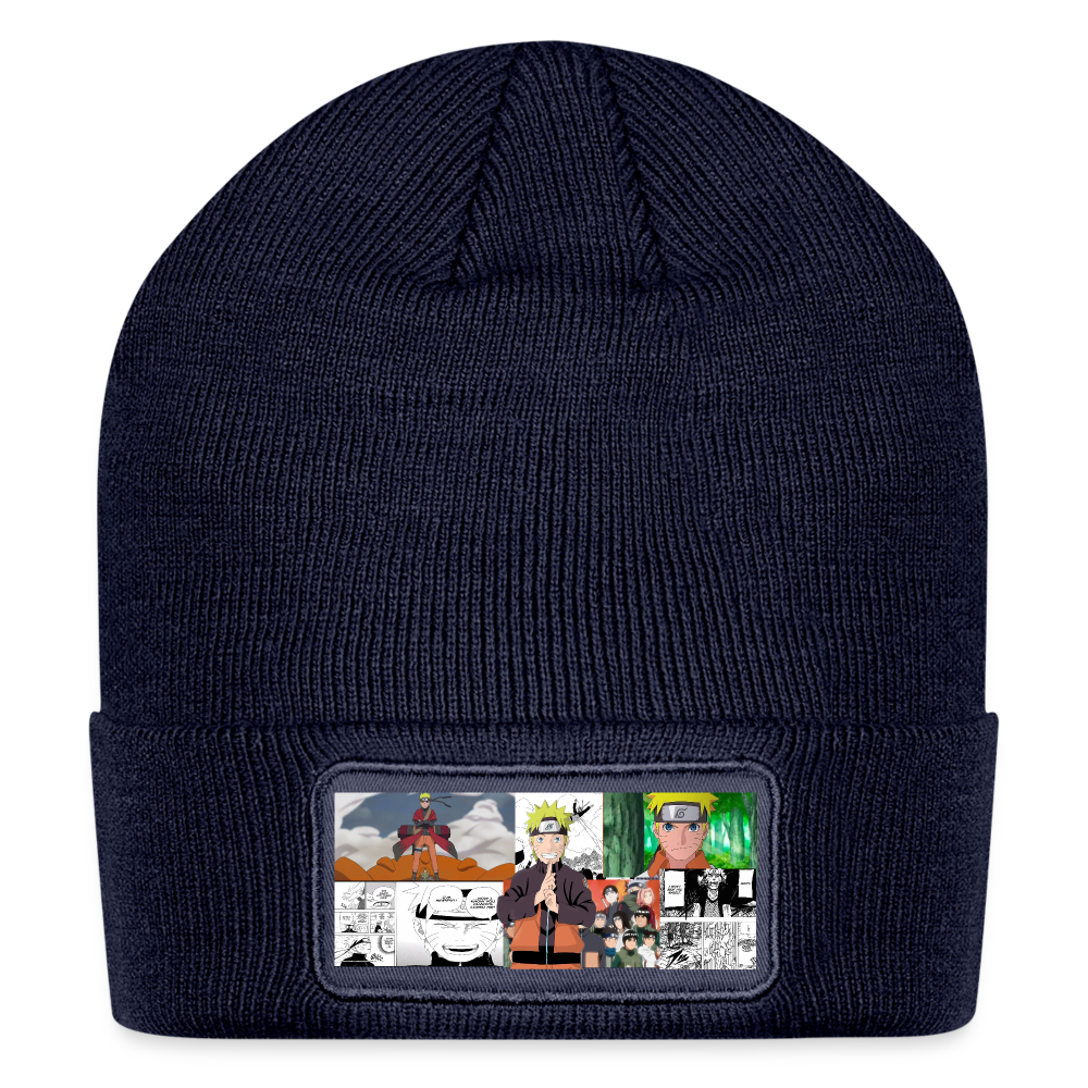 Teen Naruto Uzumaki-Patch Beanie - navy