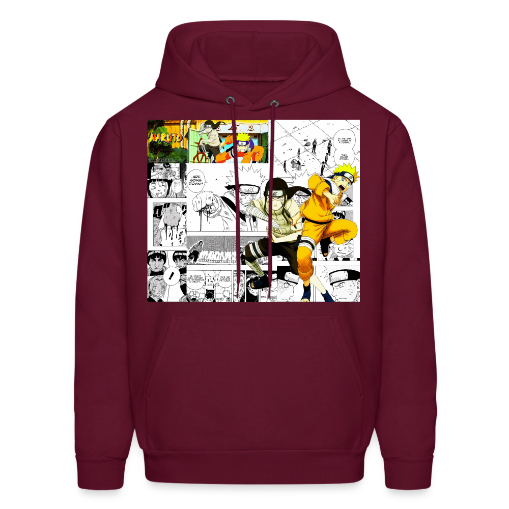 Uzumaki vs Neji - burgundy