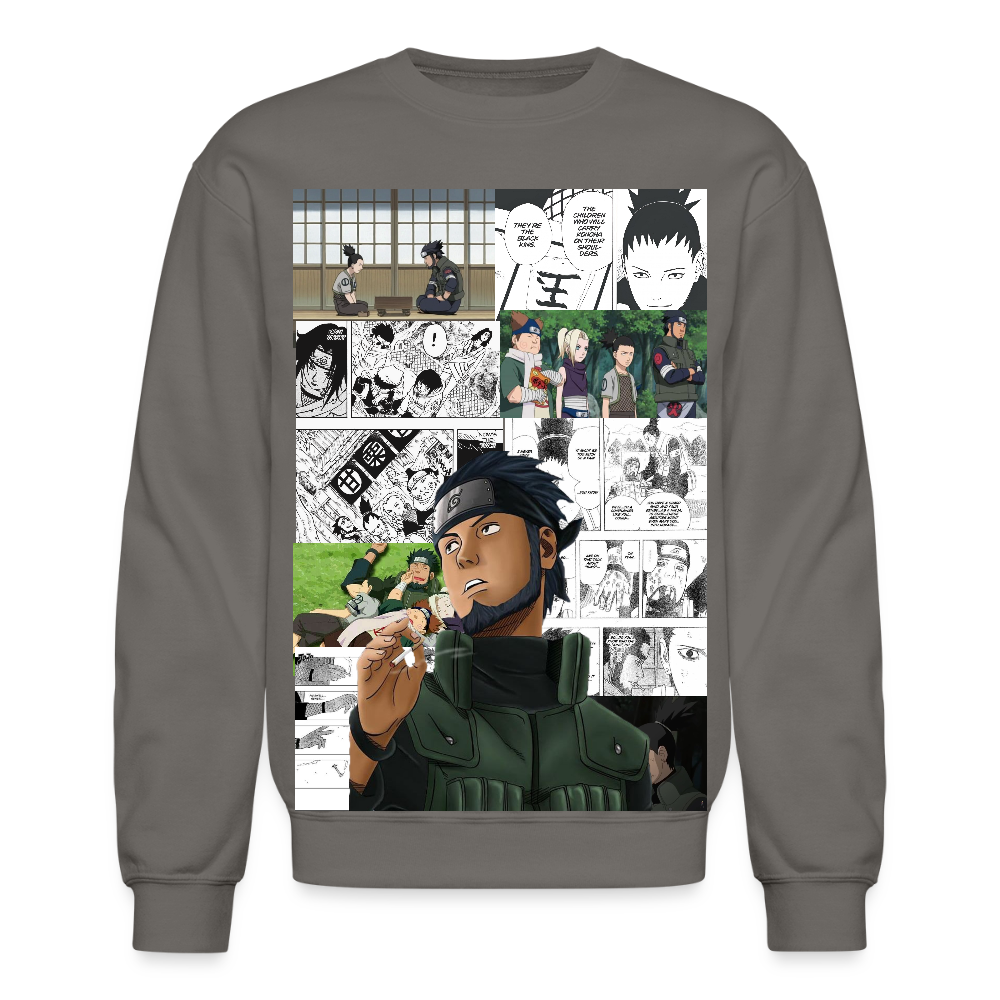 Asuma Sarutobi-Crewneck Sweatshirt - asphalt gray