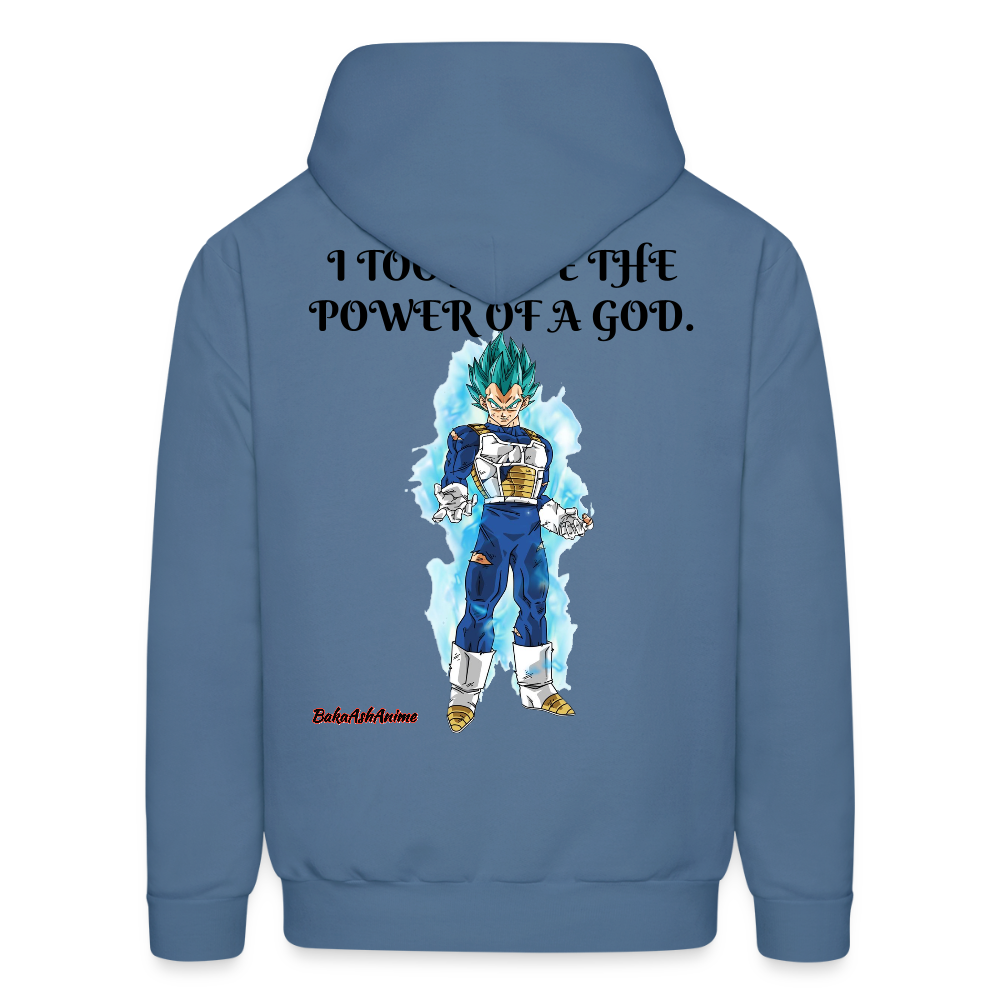 Super Saiyan Blue Vegeta vs Golden Frieza- Hoodie - denim blue