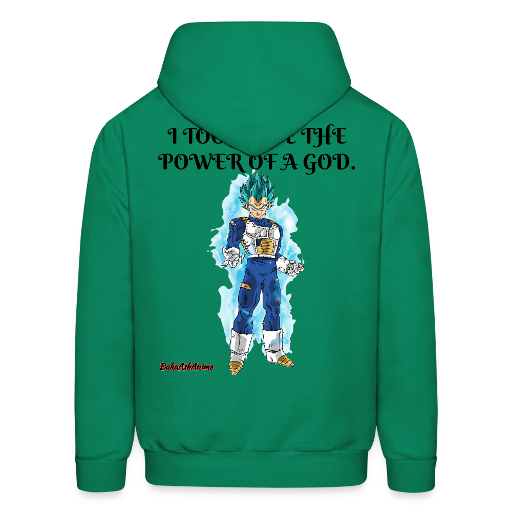 Super Saiyan Blue Vegeta vs Golden Frieza- Hoodie - kelly green