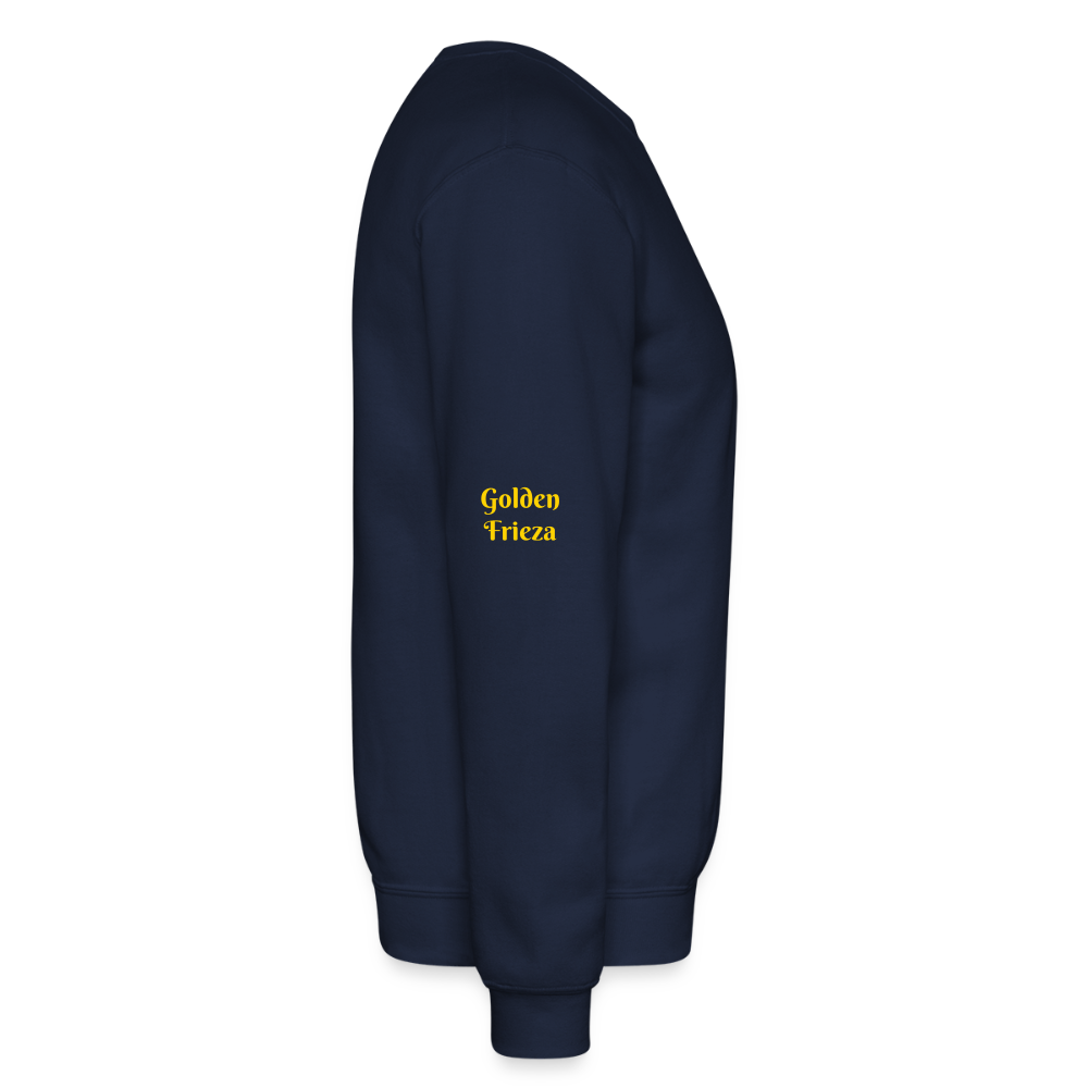 Super Saiyan Blue Vegeta vs Golden Frieza-Crewneck Sweatshirt - navy