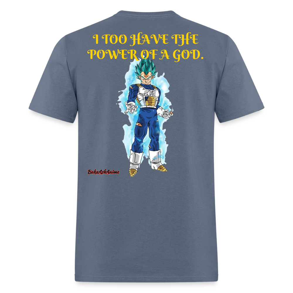 Super Saiyan Blue Vegeta vs Golden Frieza-Unisex Classic T-Shirt - denim