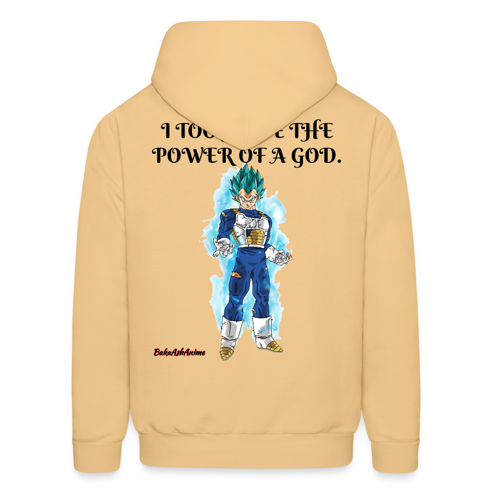 Super Saiyan Blue Vegeta vs Golden Frieza- Hoodie - light gold