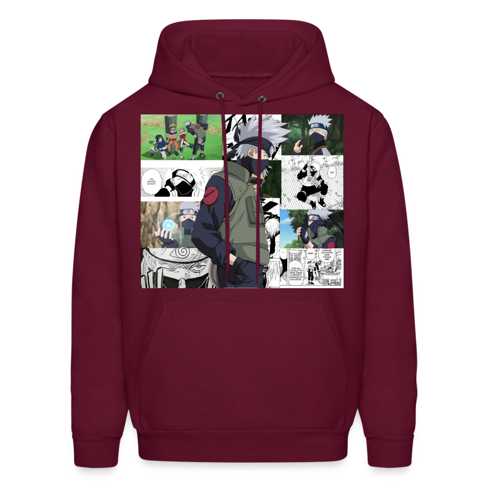 Kakashi Hatake-Hoodie - burgundy