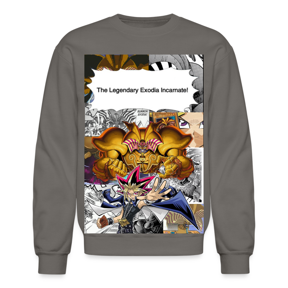 Yami Yugi and Exodia- Crewneck Sweatshirt - asphalt gray
