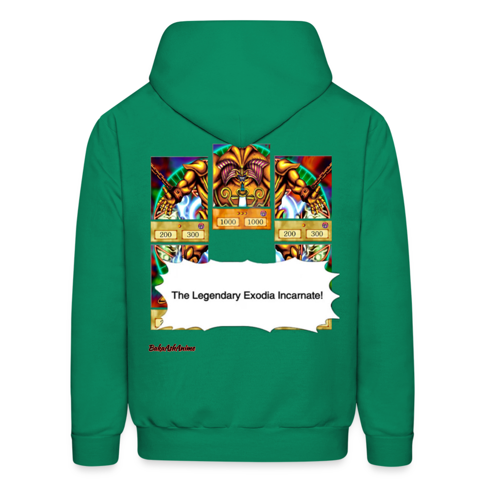 Yami Yugi and Exodia-Men's Hoodie - kelly green