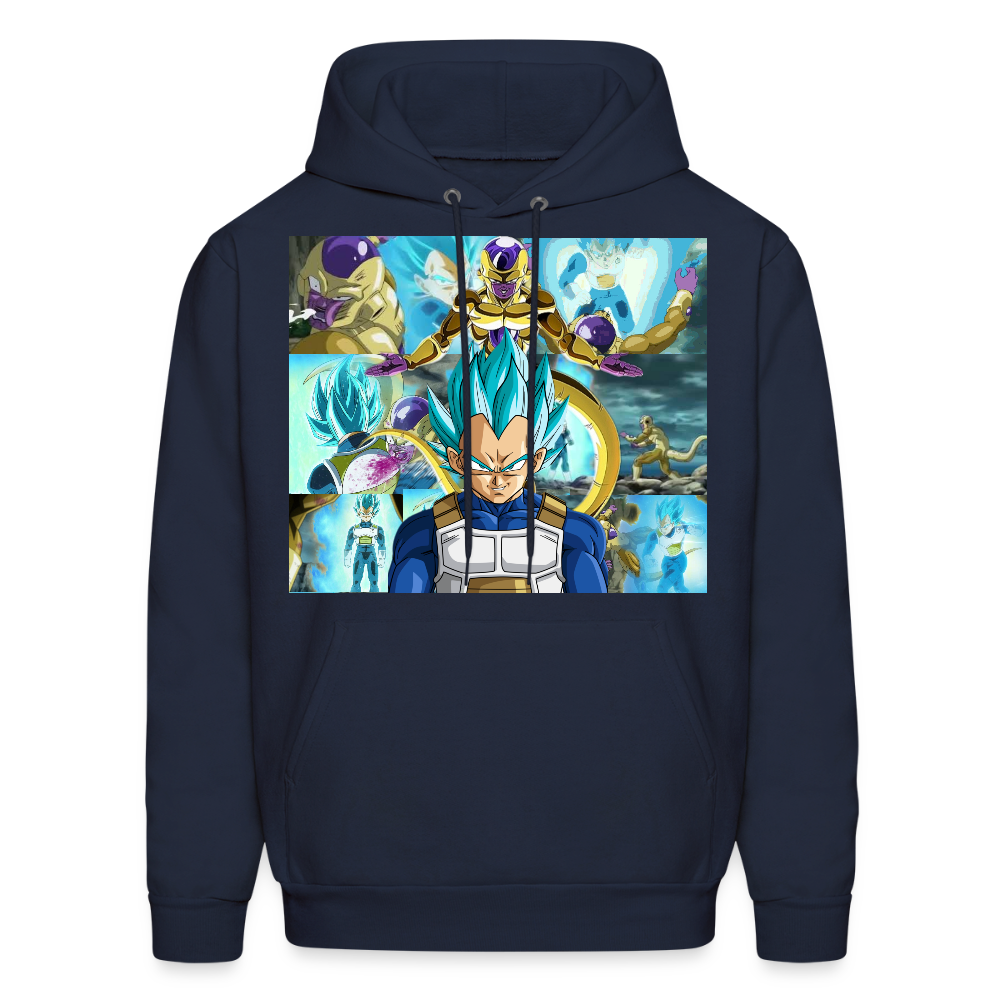 Super Saiyan Blue Vegeta vs Golden Frieza- Hoodie - navy