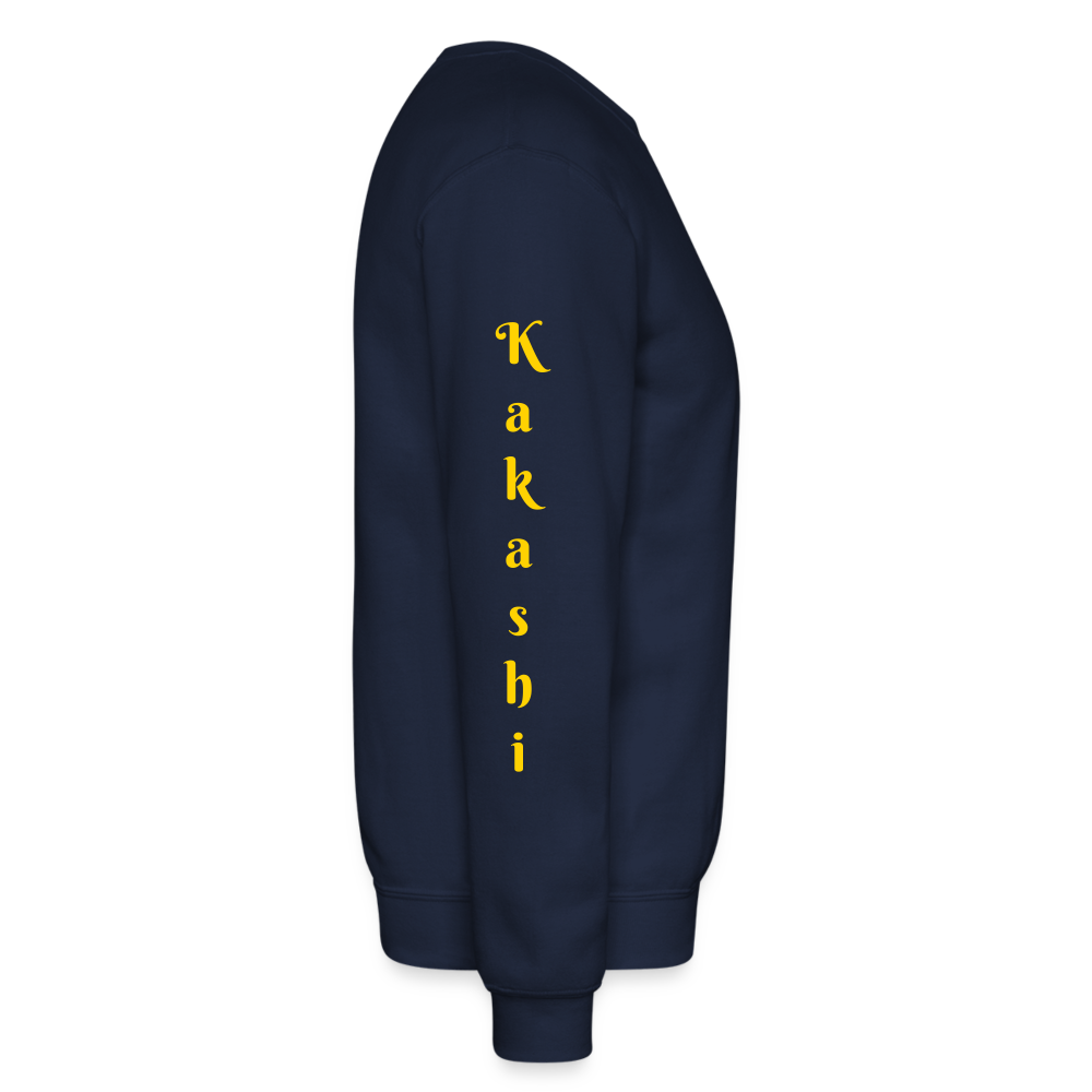 Kakashi Hatake-Crewneck Sweatshirt - navy