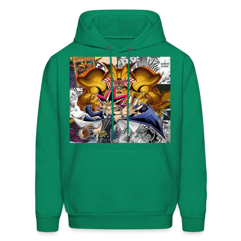 Yami Yugi and Exodia-Men's Hoodie - kelly green