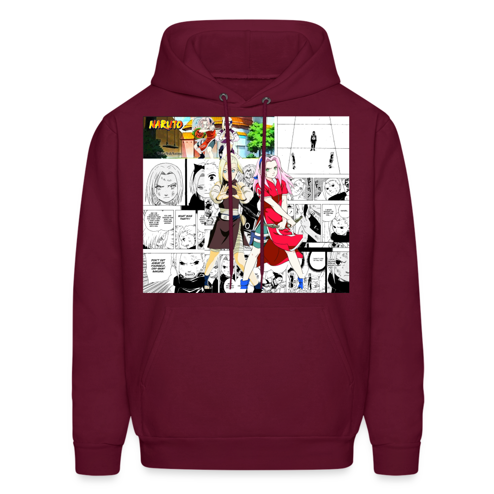 Sakura vs Ino - burgundy