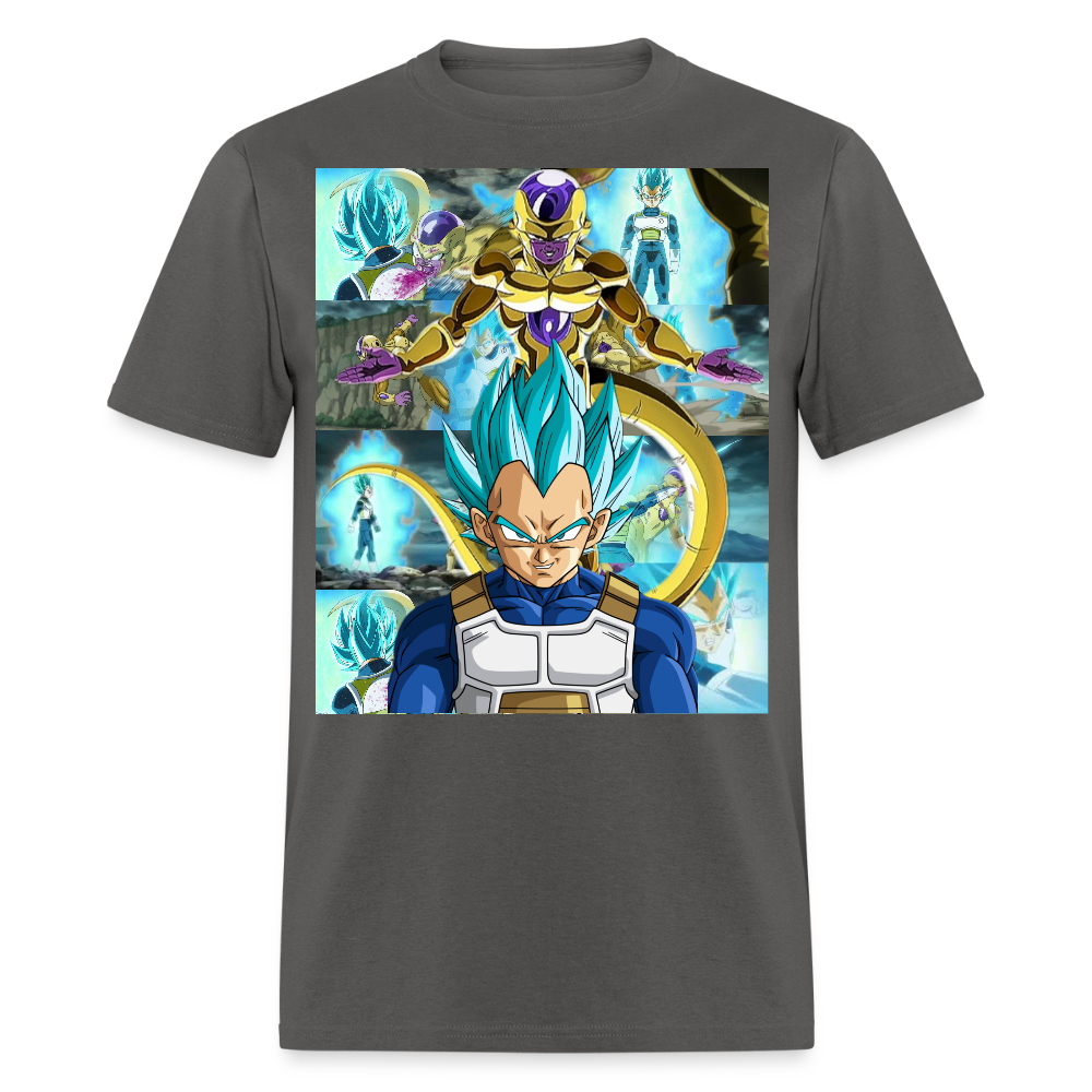 Super Saiyan Blue Vegeta vs Golden Frieza-Unisex Classic T-Shirt - charcoal