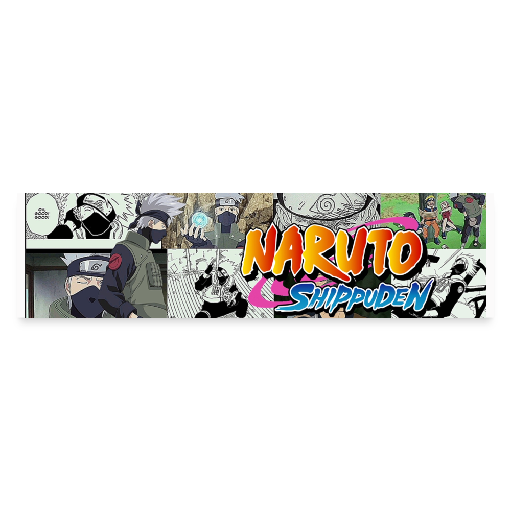 Kakashi Hatake-Bumper Sticker - white matte