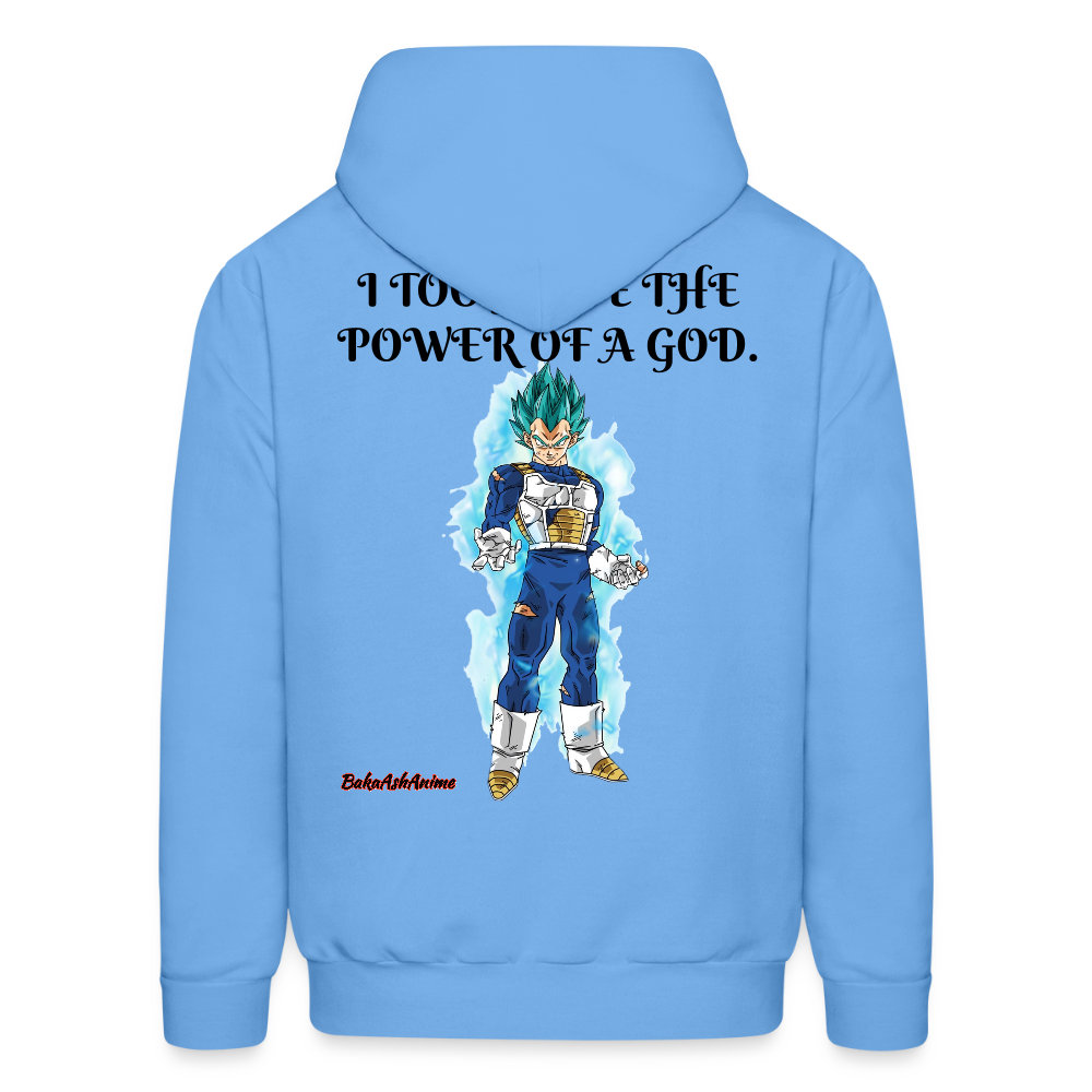 Super Saiyan Blue Vegeta vs Golden Frieza- Hoodie - carolina blue