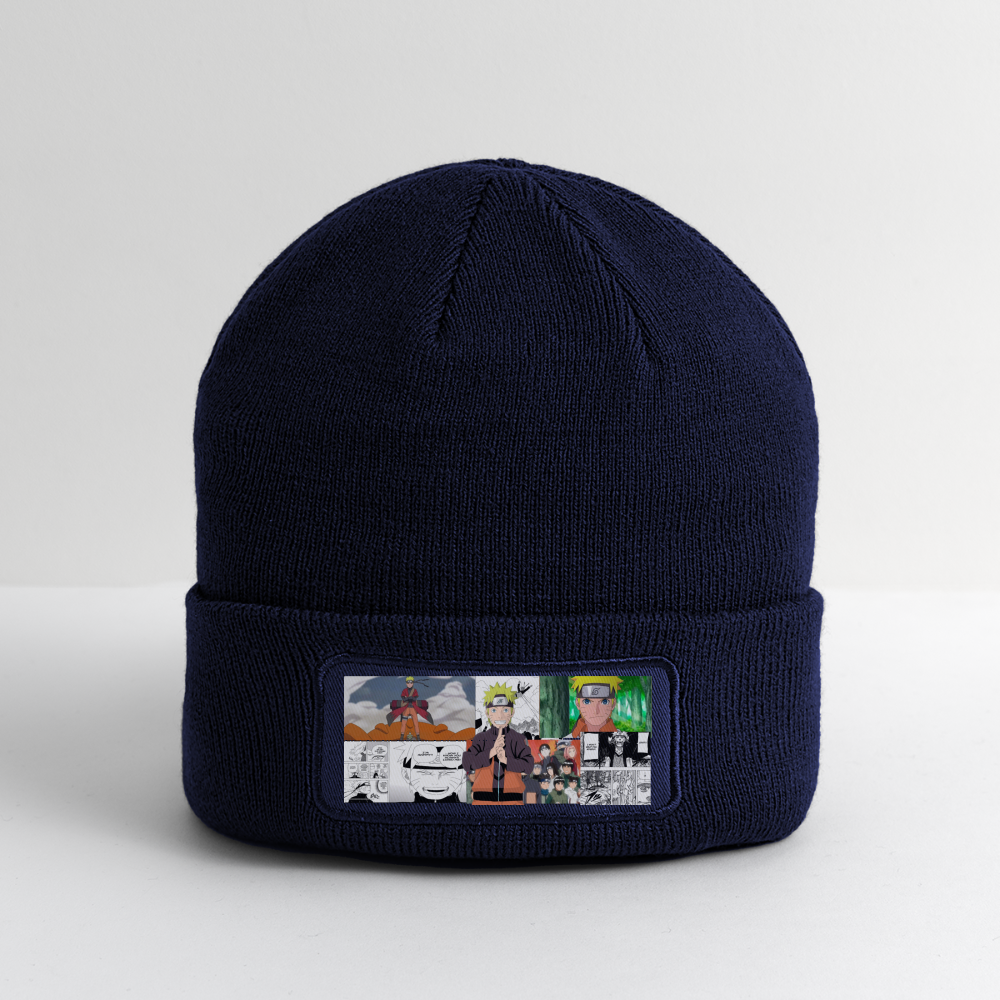 Teen Naruto Uzumaki-Patch Beanie - navy