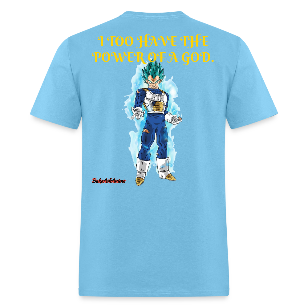 Super Saiyan Blue Vegeta vs Golden Frieza-Unisex Classic T-Shirt - aquatic blue