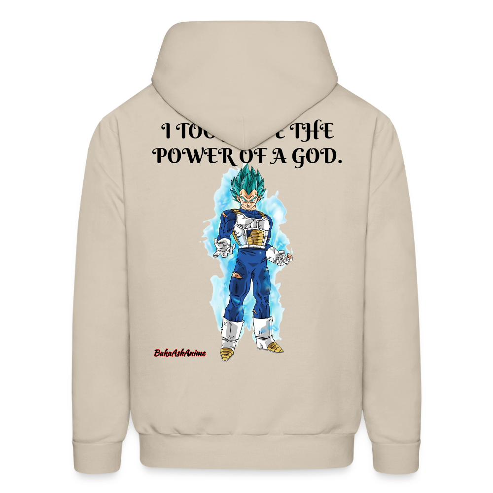 Super Saiyan Blue Vegeta vs Golden Frieza- Hoodie - Sand