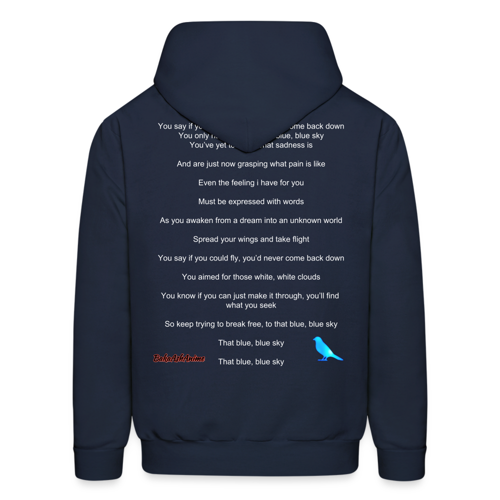 Uzumaki and Sasuke Blue Bird - navy