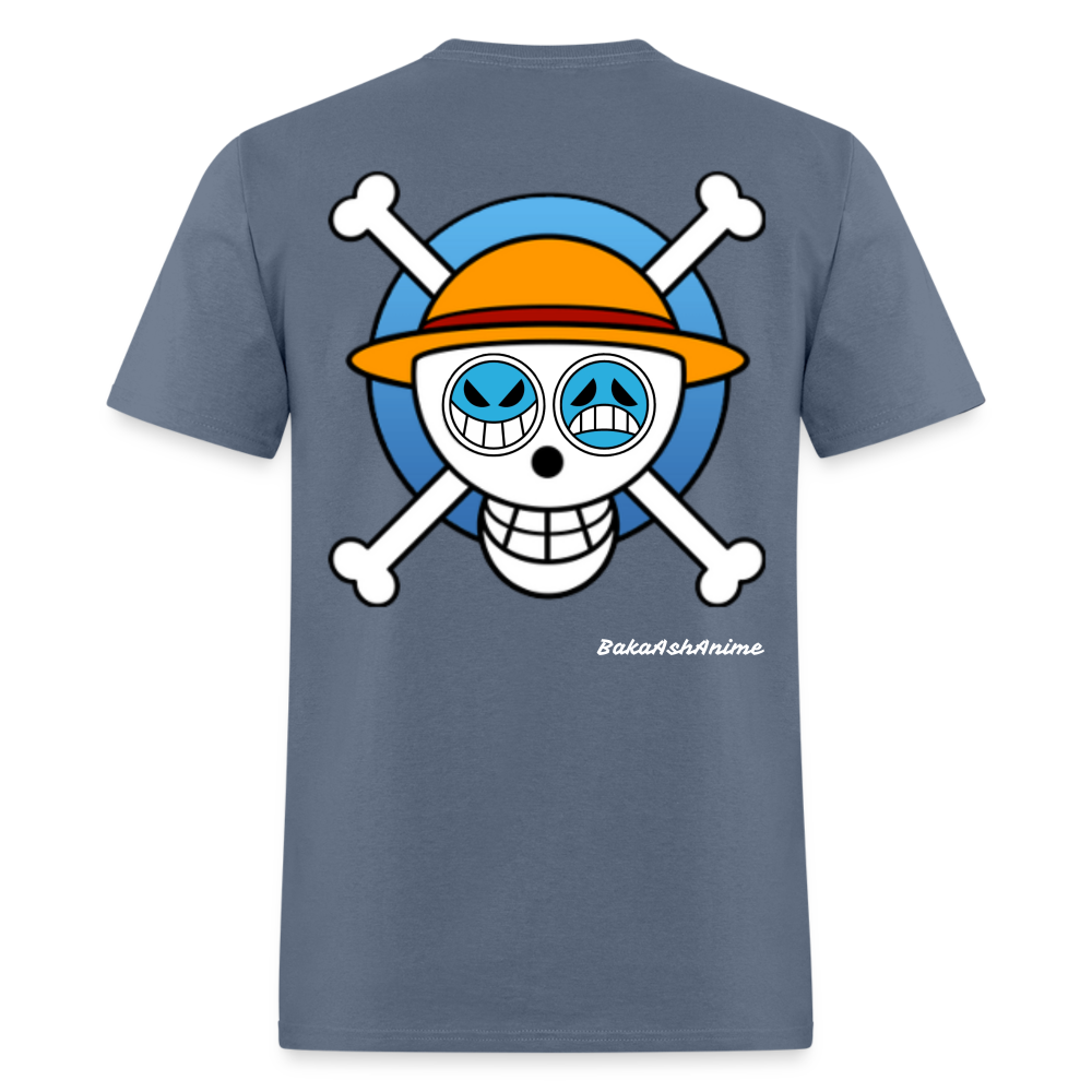 One Piece Brothers-Luffy & Ace-Classic T-Shirt - denim