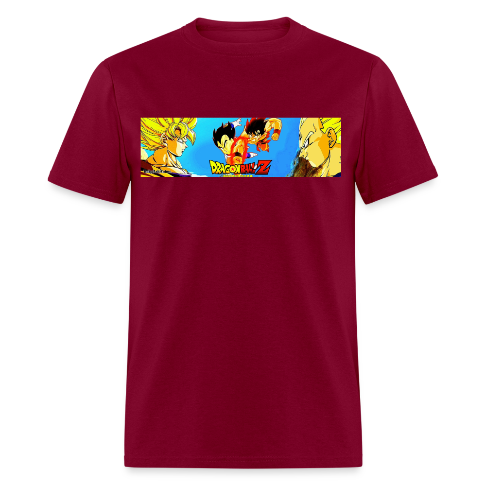 Goku and Vegeta-First Fight - burgundy