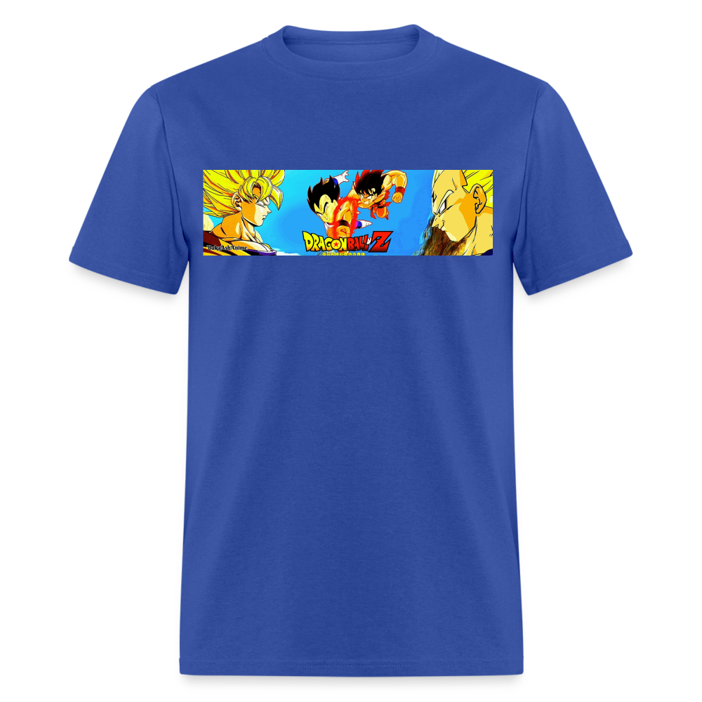 Goku and Vegeta-First Fight - royal blue