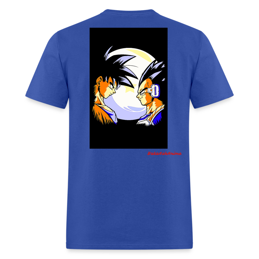 Goku and Vegeta-First Fight - royal blue