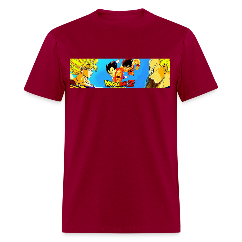 Goku and Vegeta-First Fight - dark red
