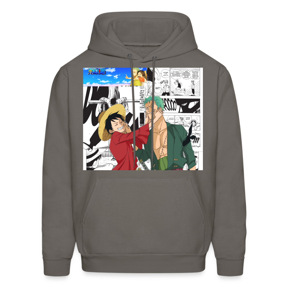 Luffy & Zoro - asphalt gray