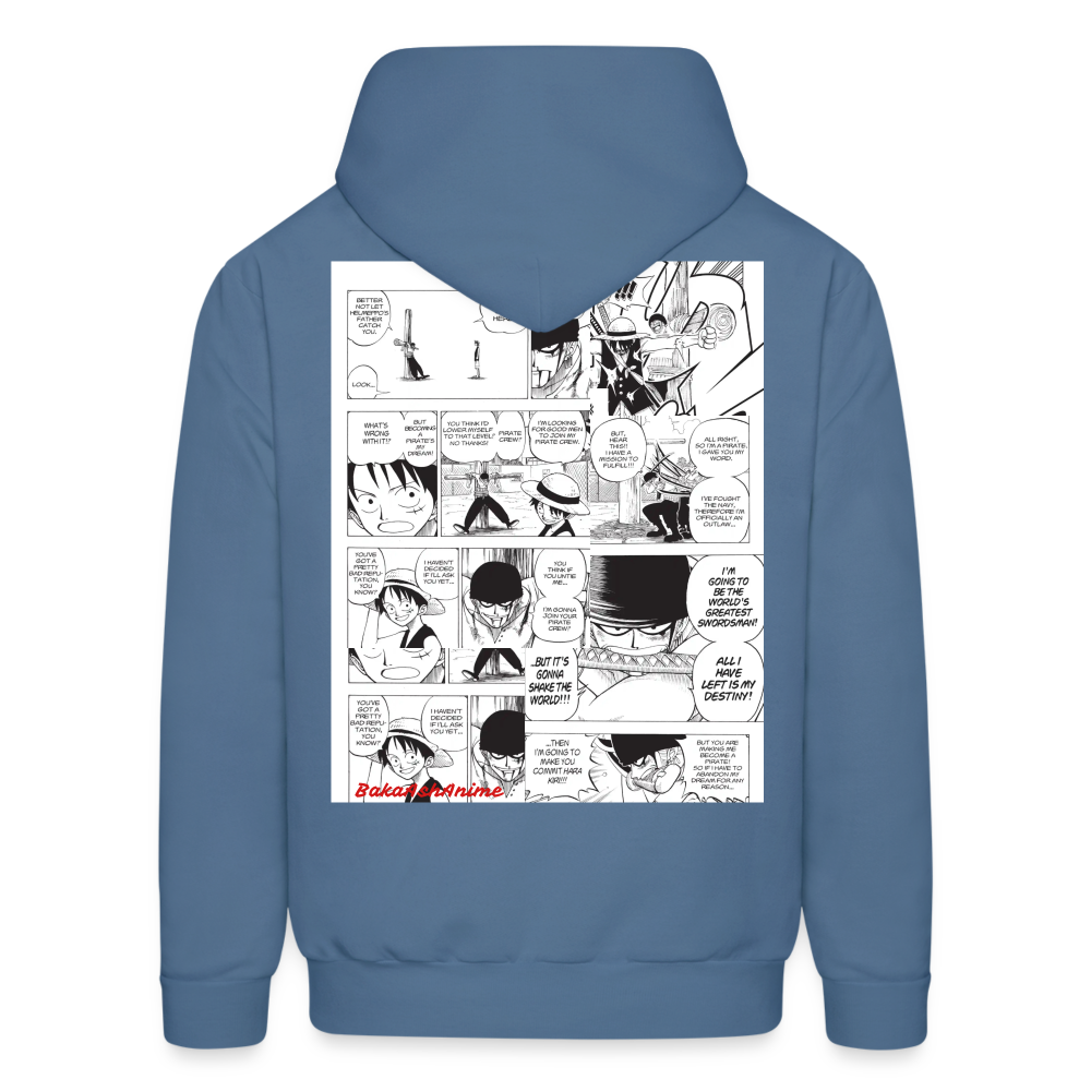 Luffy & Zoro - denim blue