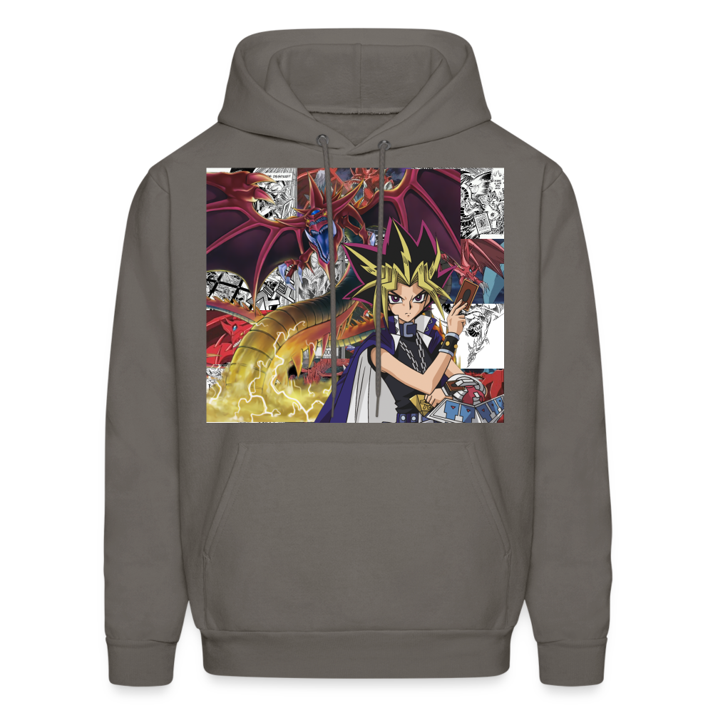 Yami Yugi & Slifer the Sky Dragon- Hoodie - asphalt gray