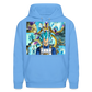 Super Saiyan Blue Vegeta vs Golden Frieza- Hoodie - carolina blue