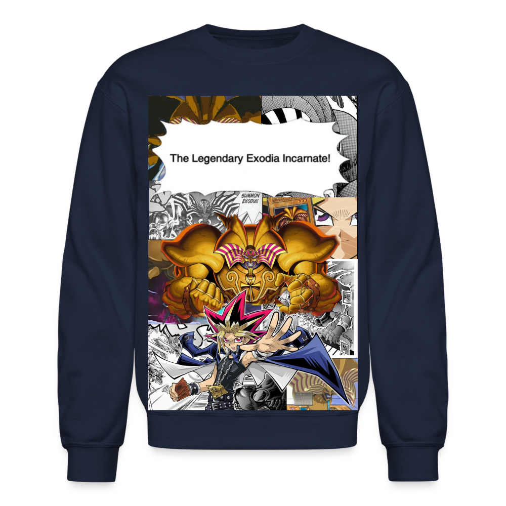 Yami Yugi and Exodia- Crewneck Sweatshirt - navy