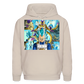 Super Saiyan Blue Vegeta vs Golden Frieza- Hoodie - Sand