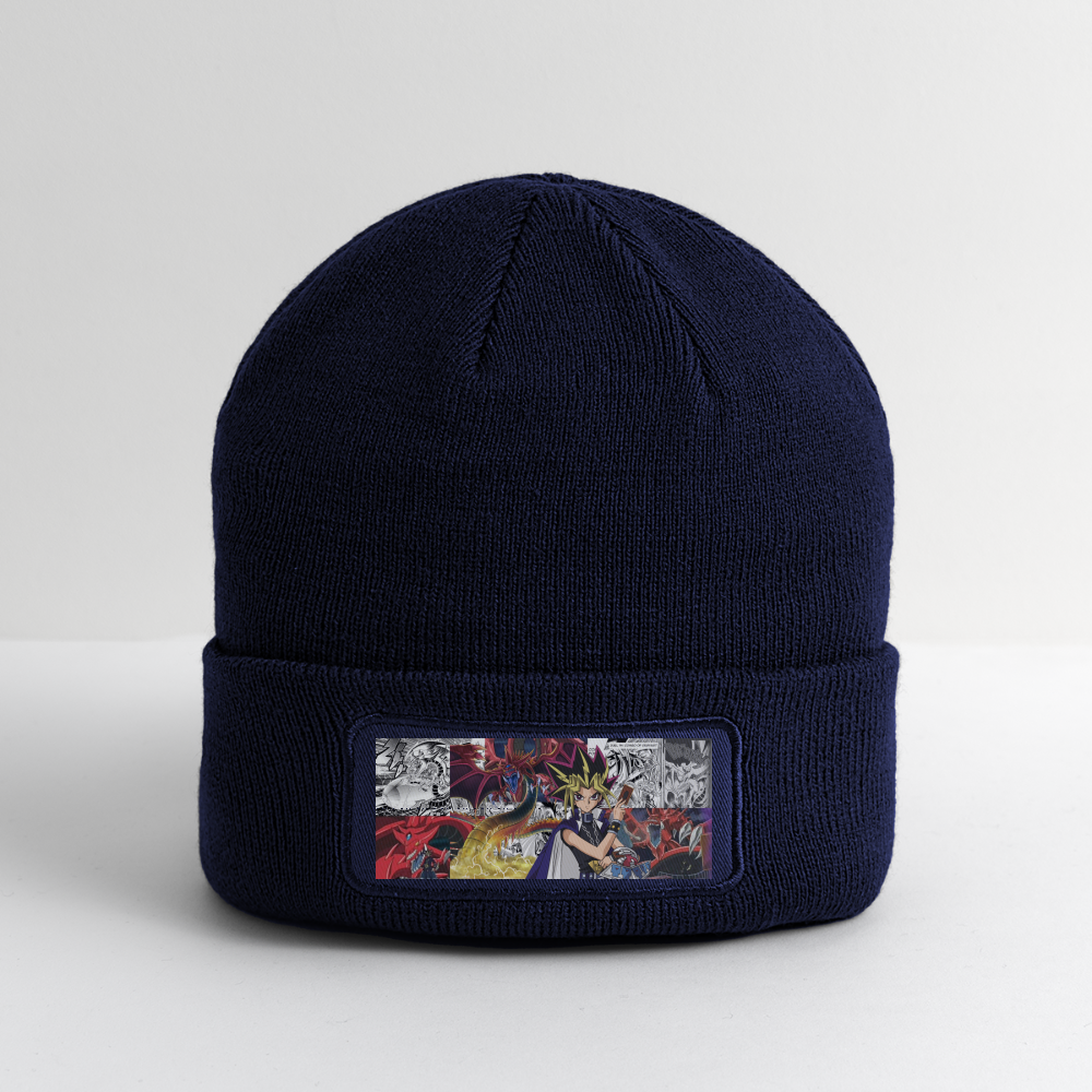 Yami Yugi & Slifer the Sky Dragon-Patch Beanie - navy