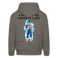 Super Saiyan Blue Vegeta vs Golden Frieza- Hoodie - asphalt gray