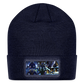 Sword Art Online Kirito vs The Gleam Eyes-Patch Beanie - navy